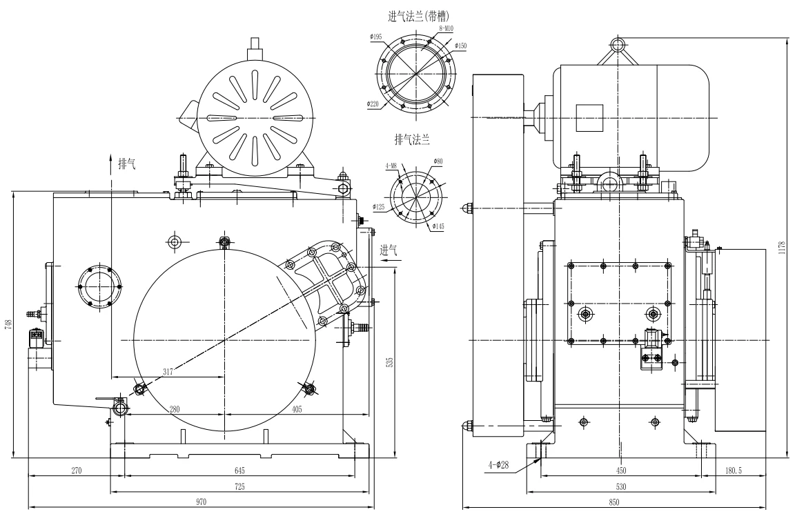 Габаритный или принципиальный чертёж LeakLab H-150S